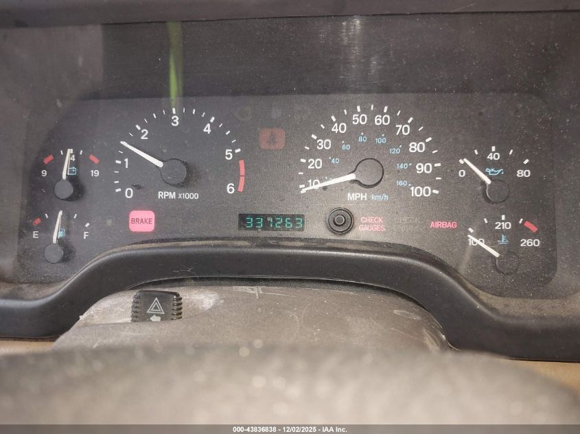 1997 Jeep Wrangler Sahara VIN: 1J4FY49S2VP526380 Lot: 43836838