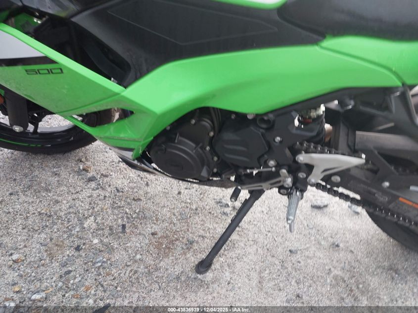 2025 Kawasaki Ex500 H VIN: ML5EXGH12SDA56151 Lot: 43836939