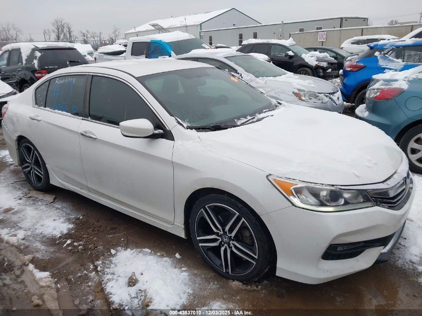 2016 Honda Accord Sport VIN: 1HGCR2F56GA072229 Lot: 43837010