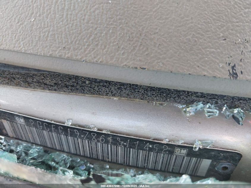 2006 Chevrolet Silverado 1500 Lt1 VIN: 2GCEC19Z861311452 Lot: 43837058