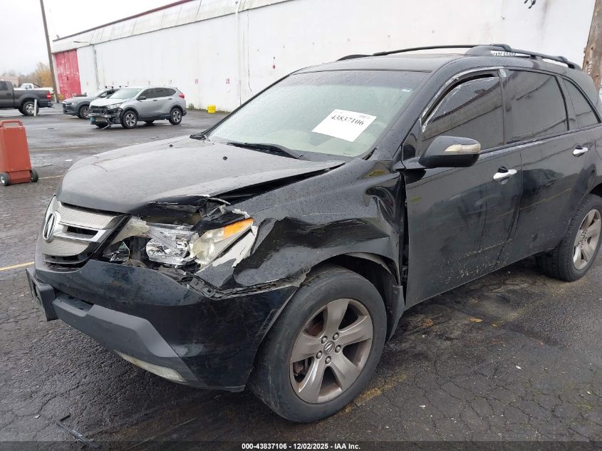 2009 Acura Mdx Sport Package VIN: 2HNYD28859H518542 Lot: 43837106