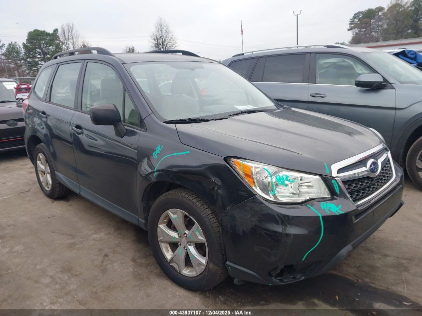 2015 Subaru Forester 2.5I VIN: JF2SJABC3FH578141 Lot: 43837107