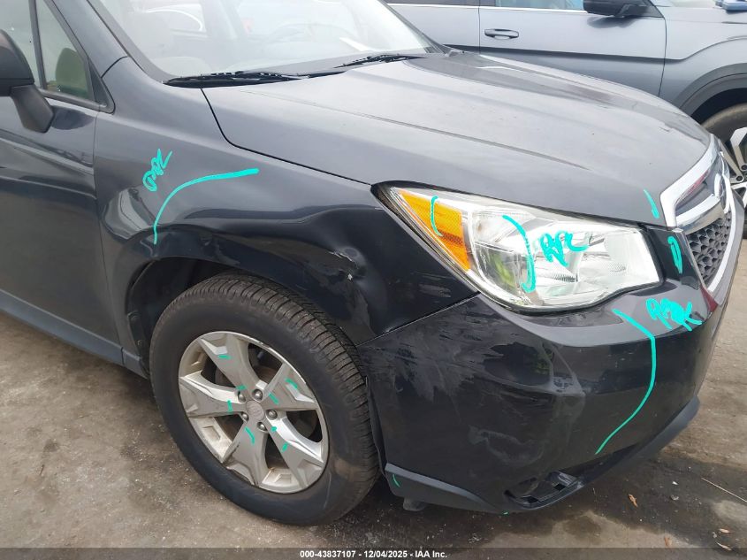 2015 Subaru Forester 2.5I VIN: JF2SJABC3FH578141 Lot: 43837107
