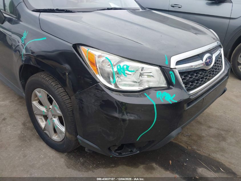 2015 Subaru Forester 2.5I VIN: JF2SJABC3FH578141 Lot: 43837107