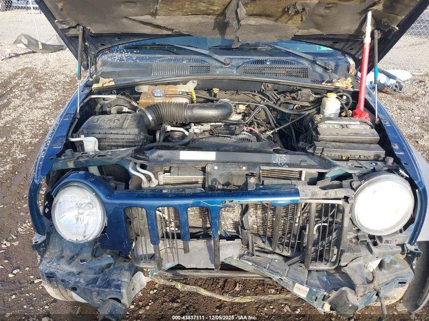 2004 Jeep Liberty Sport VIN: 1J4GL48K54W297704 Lot: 43837111