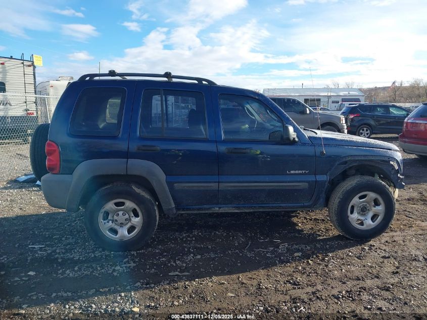 2004 Jeep Liberty Sport VIN: 1J4GL48K54W297704 Lot: 43837111