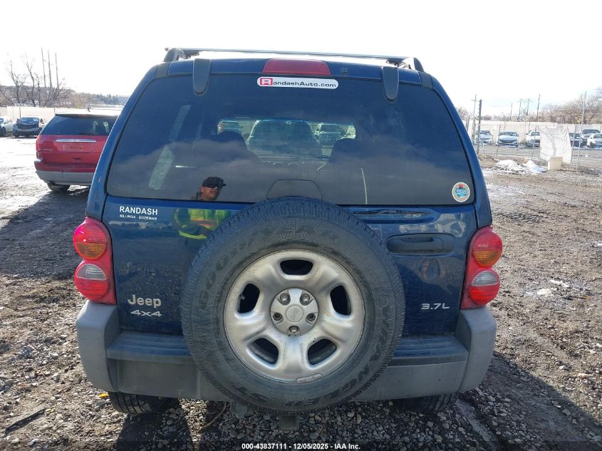 2004 Jeep Liberty Sport VIN: 1J4GL48K54W297704 Lot: 43837111