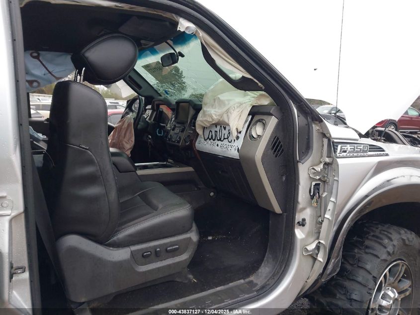 2015 Ford F-350 Lariat VIN: 1FT8W3BTXFED40987 Lot: 43837127