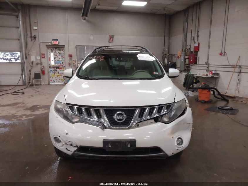 2009 Nissan Murano Sl VIN: JN8AZ18U09W023087 Lot: 43837154