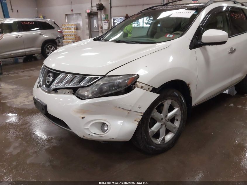 2009 Nissan Murano Sl VIN: JN8AZ18U09W023087 Lot: 43837154