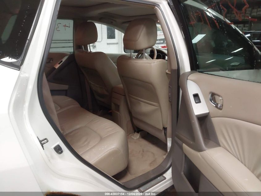 2009 Nissan Murano Sl VIN: JN8AZ18U09W023087 Lot: 43837154