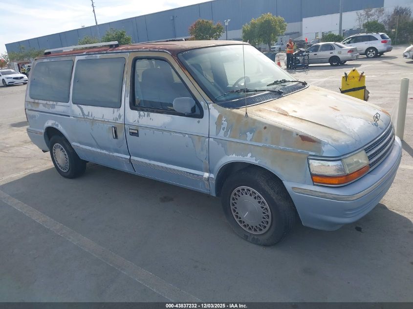 1991 Plymouth Grand Voyager Se