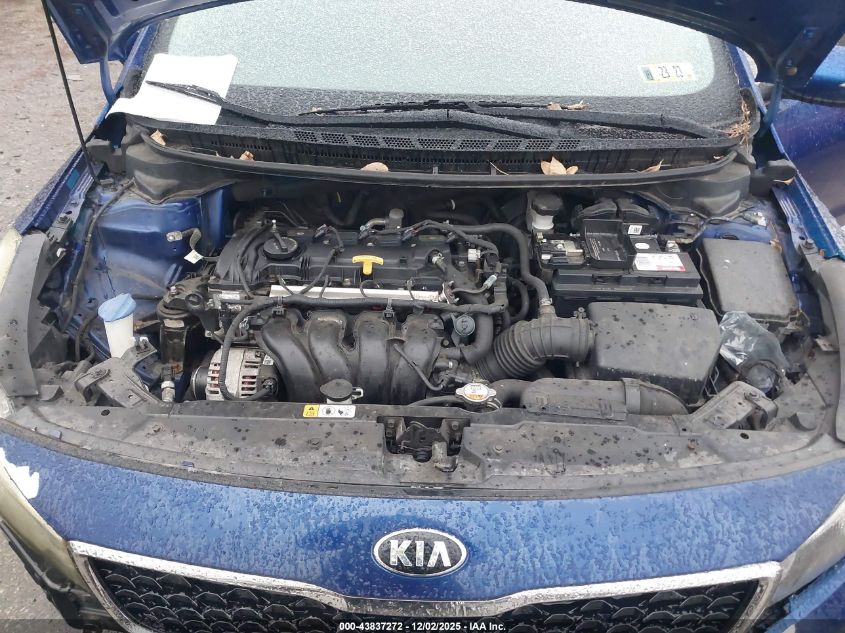 2017 Kia Forte S VIN: 3KPFL4A78HE115243 Lot: 43837272