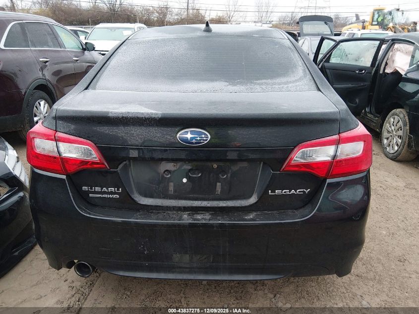 2016 Subaru Legacy 2.5I Limited VIN: 4S3BNBJ60G3056537 Lot: 43837275
