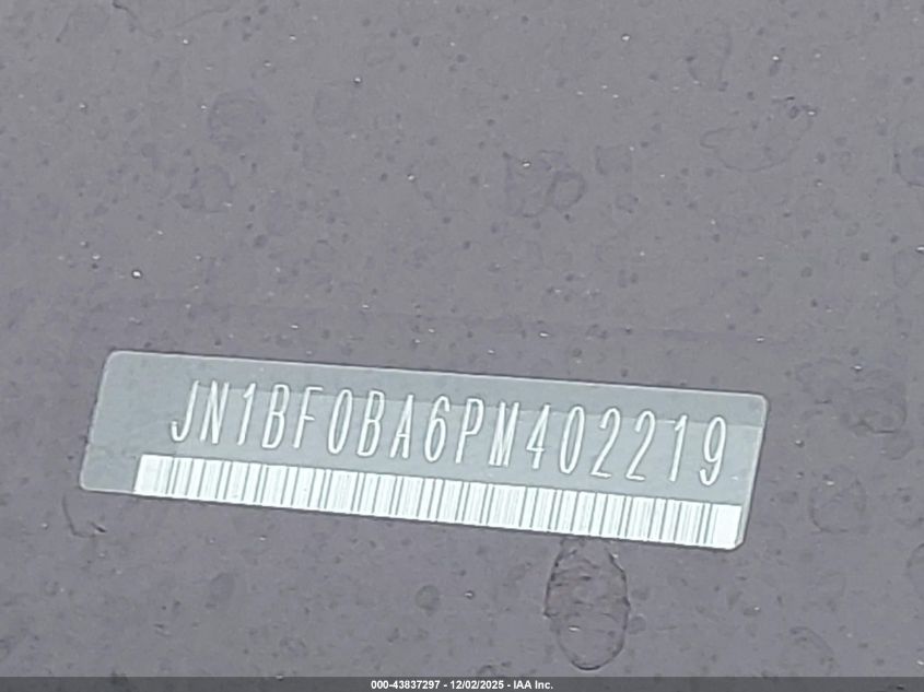 2023 Nissan Ariya Premiere VIN: JN1BF0BA6PM402219 Lot: 43837297