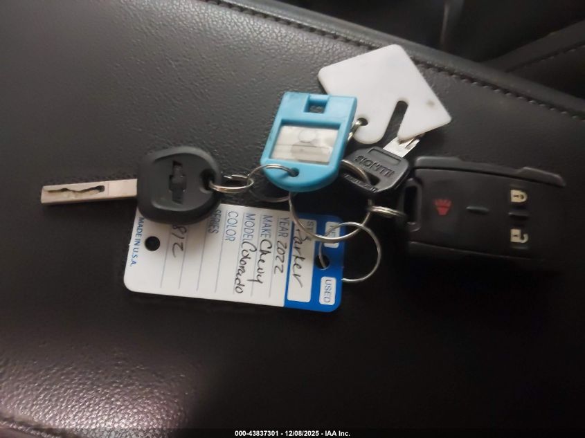 2022 Chevrolet Colorado 4Wd Long Box Lt VIN: 1GCHTCEA0N1200911 Lot: 43837301