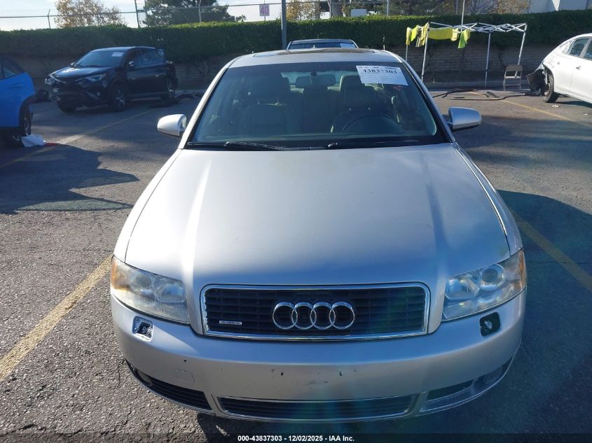 2005 Audi A4 3.0/3.0 Special Edition VIN: WAULT68E35A056620 Lot: 43837303