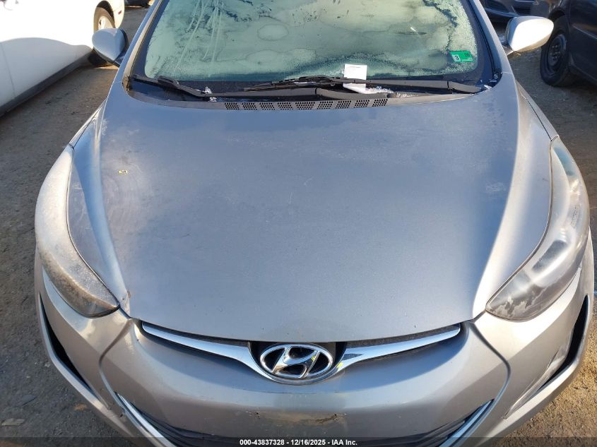2015 Hyundai Elantra Se VIN: KMHDH4AE9FU224196 Lot: 43837328