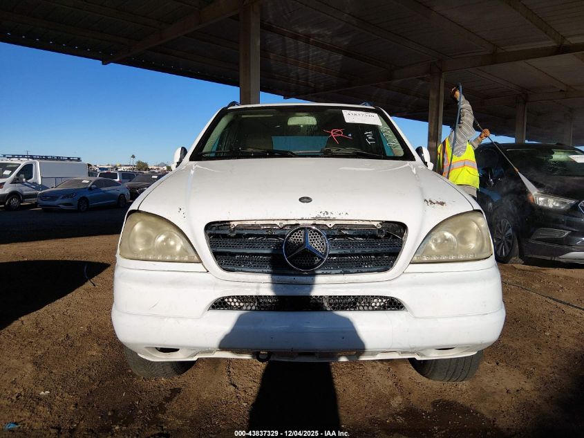 2000 Mercedes-Benz Ml 320 VIN: 4JGAB54E0YA192734 Lot: 43837329