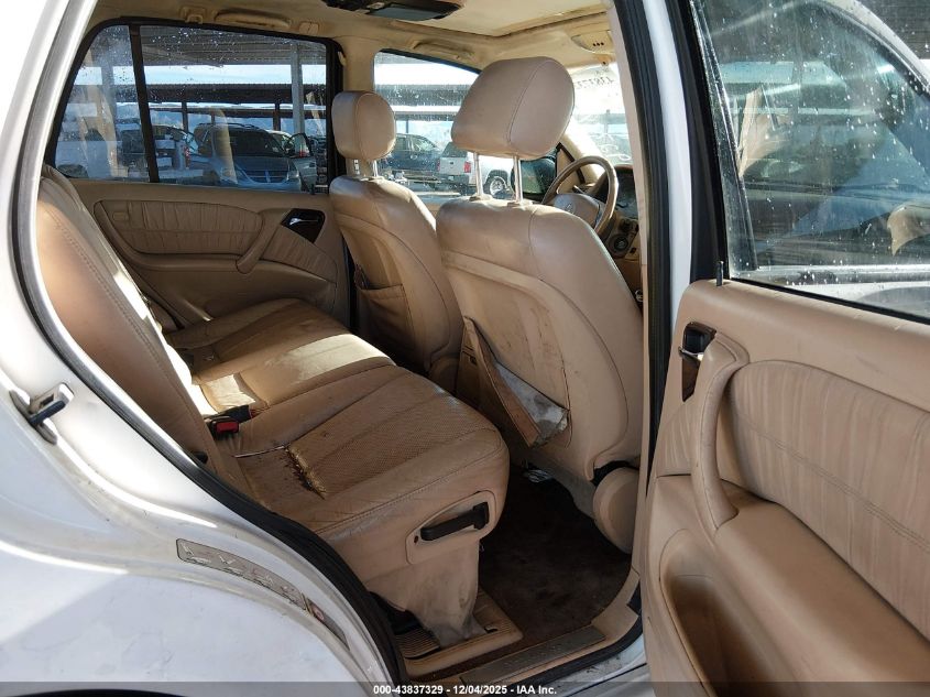 2000 Mercedes-Benz Ml 320 VIN: 4JGAB54E0YA192734 Lot: 43837329