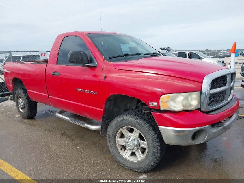 2005 Dodge Ram 2500 Slt/Laramie VIN: 3D7KS26D85G826614 Lot: 43837546