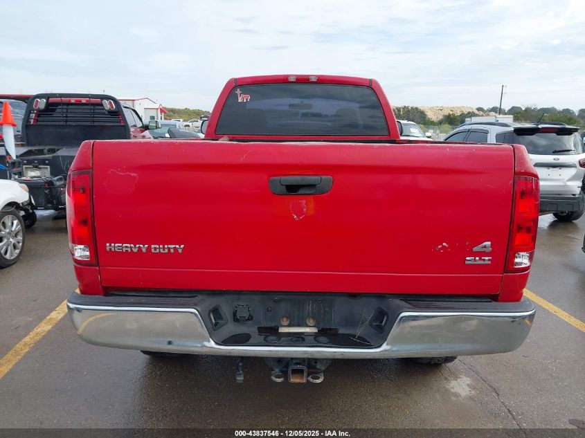 2005 Dodge Ram 2500 Slt/Laramie VIN: 3D7KS26D85G826614 Lot: 43837546