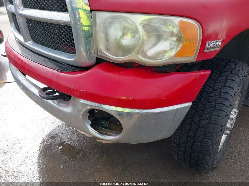 2005 Dodge Ram 2500 Slt/Laramie VIN: 3D7KS26D85G826614 Lot: 43837546