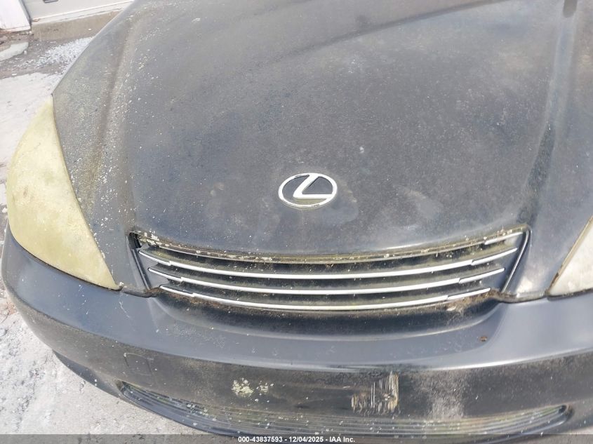 2004 Lexus Es 330 VIN: JTHBA30G340003970 Lot: 43837593