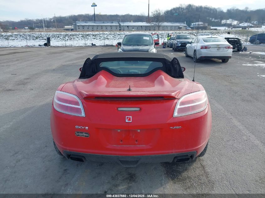 2009 Saturn Sky Red Line VIN: 1G8MT35XX9Y100857 Lot: 43837660