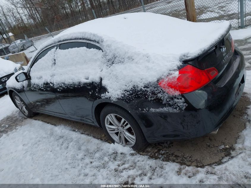 2013 Infiniti G37X VIN: JN1CV6AR6DM350779 Lot: 43837667