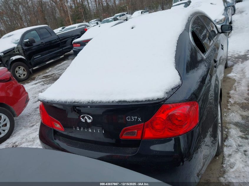 2013 Infiniti G37X VIN: JN1CV6AR6DM350779 Lot: 43837667