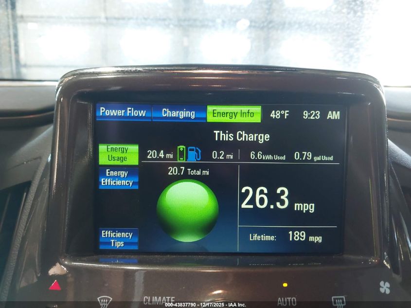 2014 Chevrolet Volt VIN: 1G1RB6E4XEU144969 Lot: 43837790