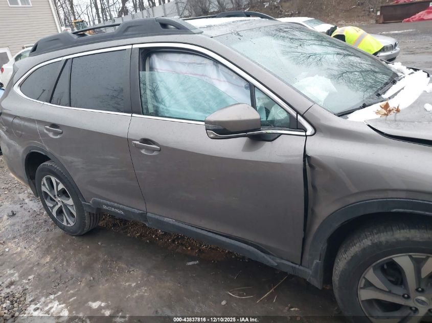 2022 Subaru Outback Limited VIN: 4S4BTANC1N3255105 Lot: 43837816