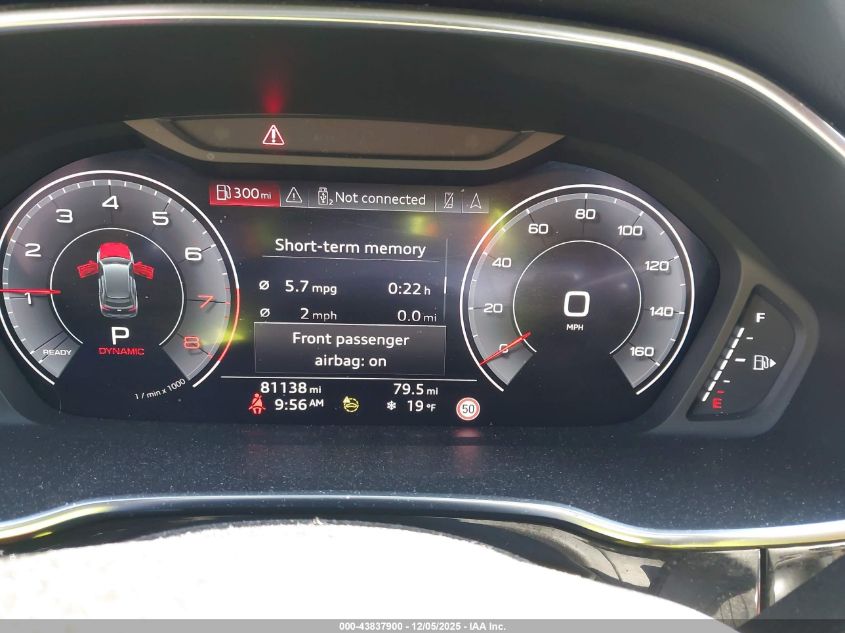 2021 Audi Q3 Premium Plus 45 Tfsi S Line Quattro Tiptronic VIN: WA1EECF39M1057995 Lot: 43837900