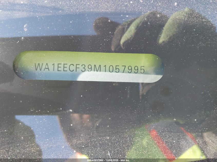 2021 Audi Q3 Premium Plus 45 Tfsi S Line Quattro Tiptronic VIN: WA1EECF39M1057995 Lot: 43837900