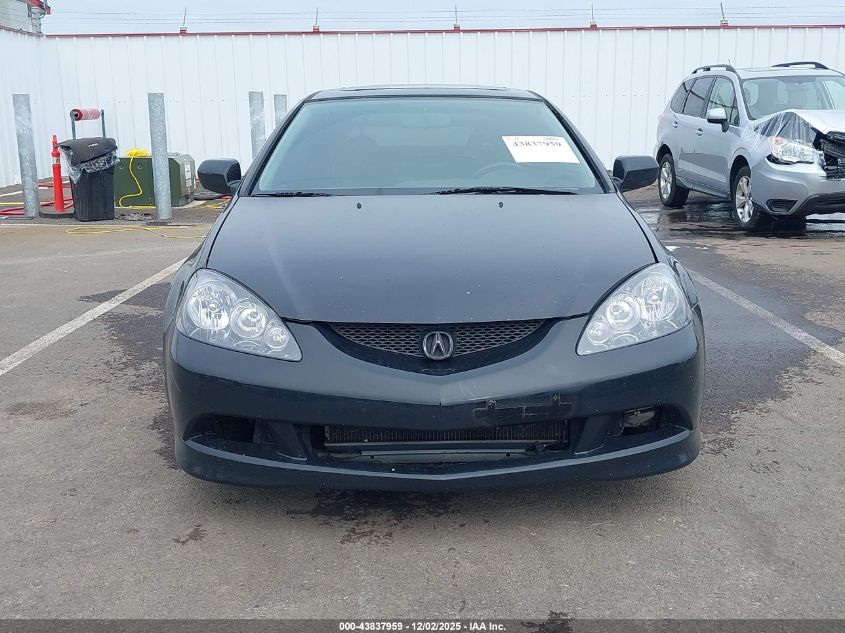 2002 Acura Rsx VIN: JH4DC53802C009045 Lot: 43837959