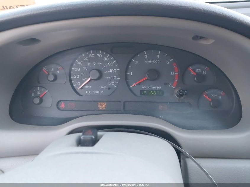 2003 Ford Mustang VIN: 1FAFP44433F400961 Lot: 43837996