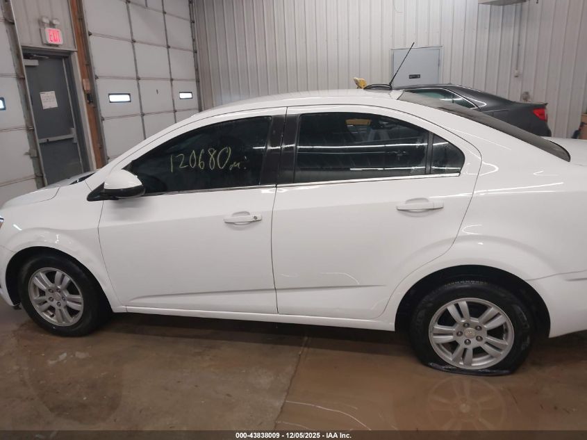 2015 Chevrolet Sonic Lt Auto VIN: 1G1JC5SH5F4161501 Lot: 43838009