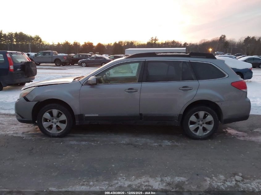 2011 Subaru Outback 2.5I Premium VIN: 4S4BRBCC7B131789 Lot: 43838020