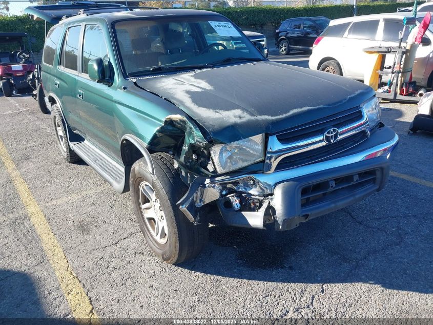 2002 Toyota 4Runner Sr5 V6 VIN: JT3GN86R420228465 Lot: 43838022