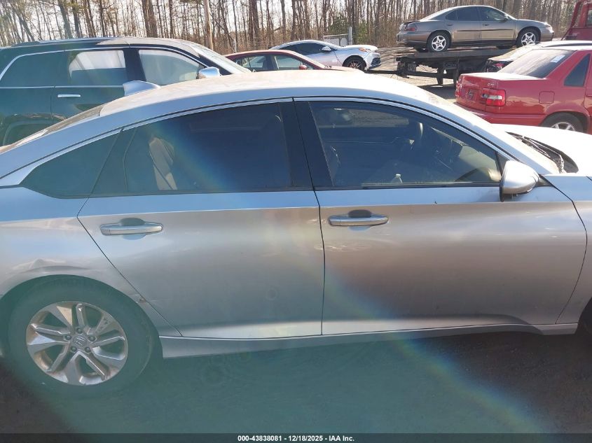 2018 Honda Accord Lx VIN: 1HGCV1F18JA238082 Lot: 43838081