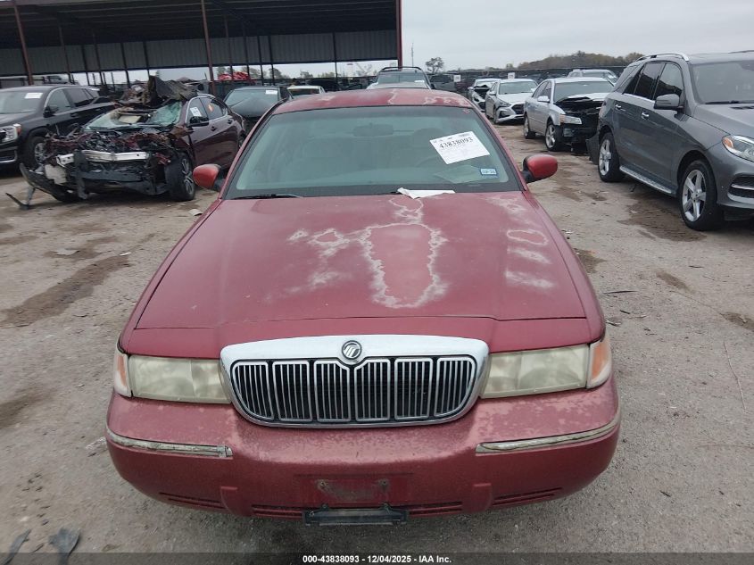 2001 Mercury Grand Marquis Gs VIN: 2MEFM74WX1X691593 Lot: 43838093