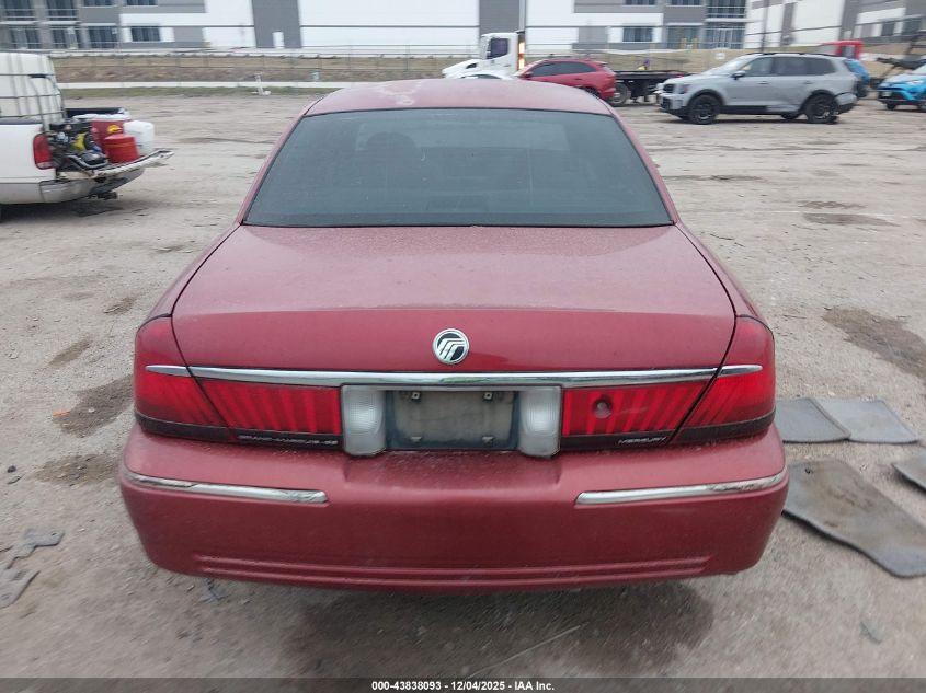 2001 Mercury Grand Marquis Gs VIN: 2MEFM74WX1X691593 Lot: 43838093