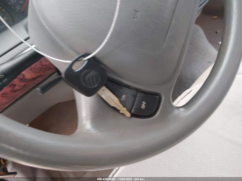 2001 Mercury Grand Marquis Gs VIN: 2MEFM74WX1X691593 Lot: 43838093