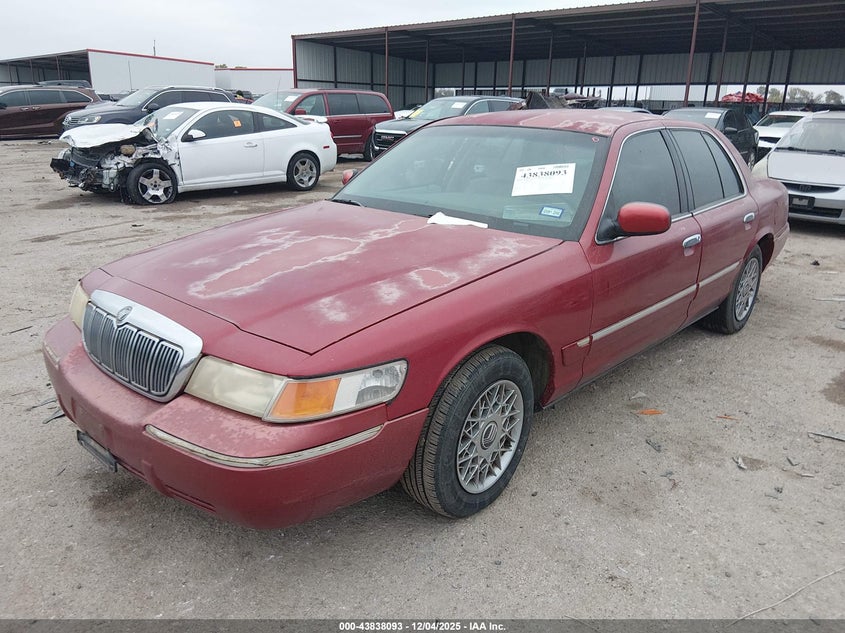 2MEFM74WX1X691593 2001 MERCURY GRAND MARQUIS photo no. 2