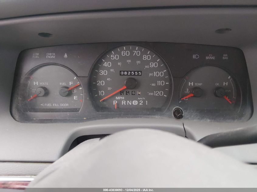 2001 Mercury Grand Marquis Gs VIN: 2MEFM74WX1X691593 Lot: 43838093