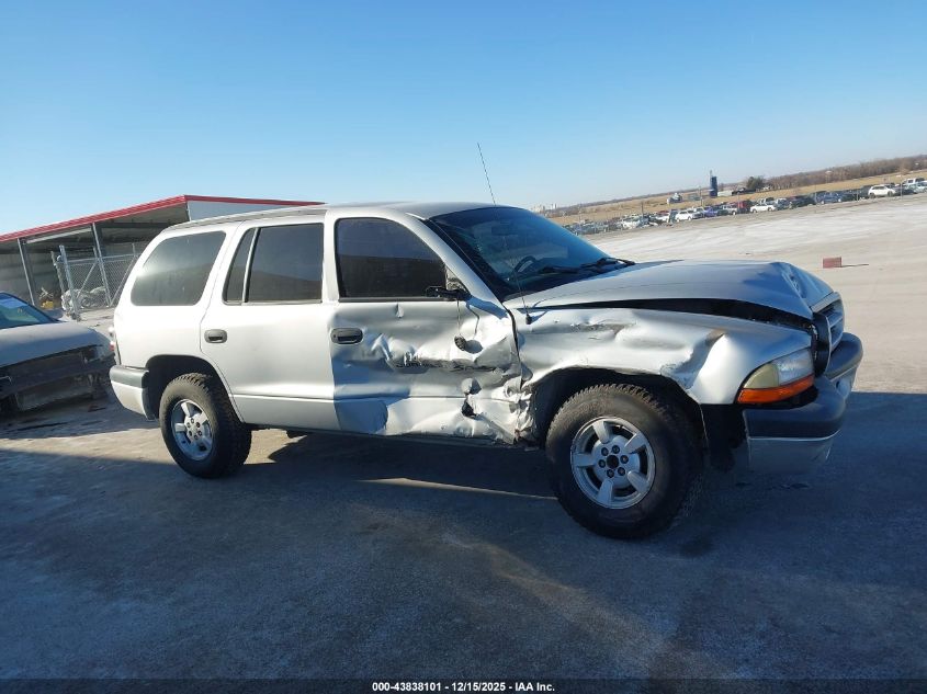 2001 Dodge Durango VIN: 1B4HR28NX1F626395 Lot: 43838101