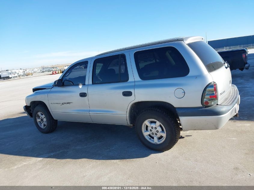 2001 Dodge Durango VIN: 1B4HR28NX1F626395 Lot: 43838101