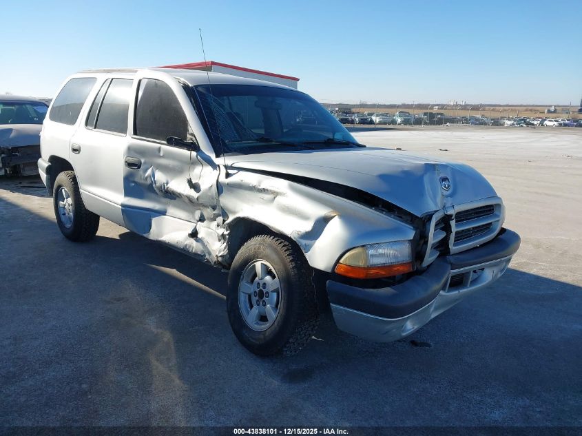 2001 Dodge Durango VIN: 1B4HR28NX1F626395 Lot: 43838101