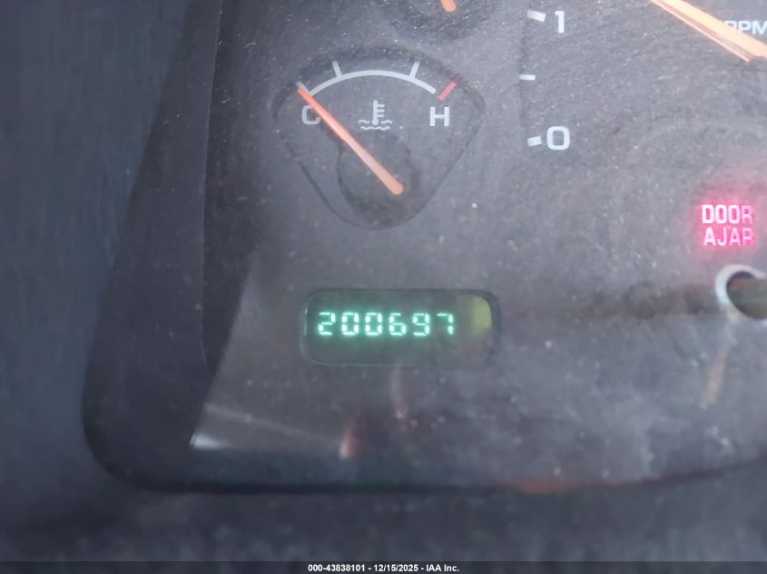 2001 Dodge Durango VIN: 1B4HR28NX1F626395 Lot: 43838101